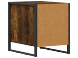 Bedside Table 2 pcs Smoke Oak 39.5 x 30 x 50 cm Engineered Wood 886635