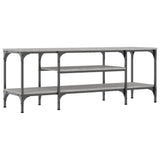 TV Cabinet Grey Sonoma 121x35x45 cm Engineered Wood&Iron 831806