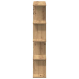Wall Cube Shelf 12 Compartments Artisian Oak Engineered Wood 860021
