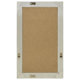 320322 Wall Mirror Baroque Style 50x80 cm Silver