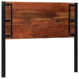 Headboard 120 cm Solid Wood Reclaimed and Iron 4017547