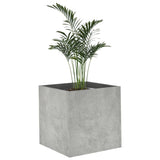 Planter Box Concrete Grey 40x40x40 cm Engineered Wood 808796