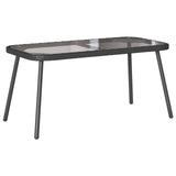 Coffee Table Black 90 x 45 x 43 cm Poly Rattan 4108267