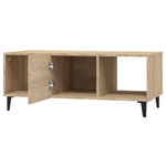 Coffee Table Sonoma Oak 102x50x40 cm Engineered Wood 812702