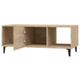 Coffee Table Sonoma Oak 102x50x40 cm Engineered Wood 812702