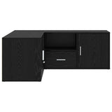 Corner Cabinet Black Oak 200 x 40 x 45 cm Engineered Wood 3446639