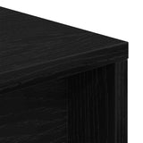 Desk Black Oak 200 x 50 x 76 cm Engineered Wood 862465