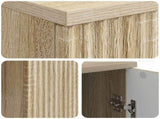 Desk with Shelf Sonoma Oak 142.5 x 50 x 75 cm Engineered Wood 3414623