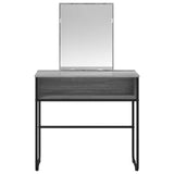 Dressing Table Grey Sonoma 81 x 40 x 131 cm Engineered Wood 8007692