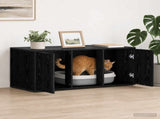 Cat Crate Furniture Black Oak 100 x 49 x 45 cm Engineered Wood 8014760