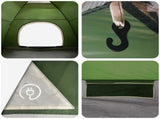 Camping Tent with Roof with Air Vent Green 335 x 275 x 180 cm 42028637
