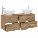 Bathroom Furniture Set 3 pcs Artisan Oak 49.5 x 44.5 x 65 cm 3405914