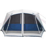 Family Tent with LED 10-Person Light Blue Quick Release 94301