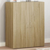 File Cabinet Sonoma Oak 60x32x77.5 cm Engineered Wood 840767