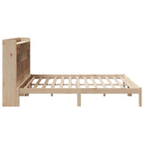 Bookcase Bed without Mattress 180x200 cm Super King Solid Wood Pine 3321632