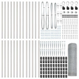 Welded Wire Fence with Spikes 50 x 0.4 m 3353396