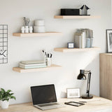 Floating Shelves 4 pcs 60x23.5x4 cm Engineered Wood 4010690