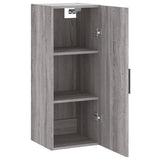 Wall Mounted Cabinet Grey Sonoma 34.5x34x90 cm 828882