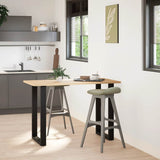Bar Table Legs U-Shaped 2 pcs Black 60x cm Steel 4013224
