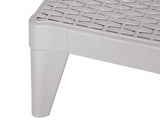 Sun Lounger Grey 186x60x29 cm PP 364218
