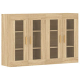 Wall Mounted Cabinets 2 pcs Sonoma Oak Engineered Wood 3197899