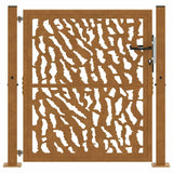 Garden Gate 100x100 cm Weathering Steel Trace Design 4100984