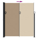 Retractable Side Awning Taupe 220x300 cm 4004379