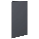 Garden Planter Anthracite Triangular 40x34.5x75 cm Steel 851161