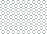Hexagonal Fence with Concrete Base 50 x 1.2 m PVC-Coated Steel 3353556