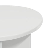 Side Table 2 pcs High Gloss White 39 x 38 cm Engineered Wood 8001088