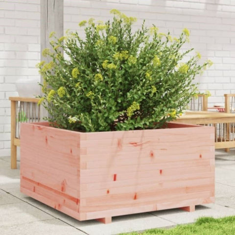 ZNTS Garden Planter 90x90x49.5 cm Solid Wood Douglas 3282537