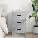 Bedside Cabinet Concrete grey 38 x 38 x 66 cm Engineered wood 883377