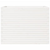 Garden Planter White 90x60x68.5 cm Solid Wood Pine 3282500