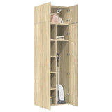 Storage Cabinet Sonoma Oak 70x42.5x225 cm Engineered Wood 3281331