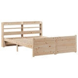 Bed Frame with Headboard without Mattress 140x190 cm 3306754