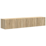 TV Wall Cabinet Wall-mounted 2 pcs Sonoma 78.5 x 31 x 29.5 cm 892214