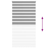Zebra blind 120.9x230 cm Fabric Width 116.7 cm grey 240219