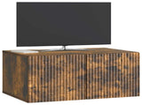Wall-Mounted TV Cabinet Smoked Oak 59.5 x 41 x 30 cm 898510