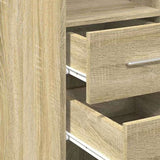 Highboard Sonoma Oak 30x42.5x185 cm Engineered Wood 846238