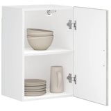 Kitchen Wall Cabinet Porto Concrete Grey Engineered Wood 854031