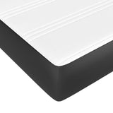 Pocket Spring Bed Mattress Medium Black 137x190x20 cm Full 347873