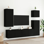 ZNTS TV Cabinet Wall-mounted Black 80x30x41 cm 836954