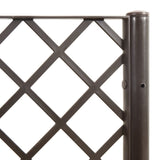 Garden Planter with Trellis Brown 160x120x142 cm PP 367940