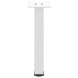 Coffee Table Legs 4 pcs White 42-44 cm Steel 4012453