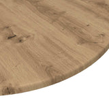 Table Top 80 x 1.5 cm Round Engineered Wood Artisan oak 880430