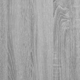 ZNTS Bathroom Wall Cabinet Grey Sonoma 100x25x30 cm Engineered Wood 860099