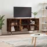 TV Cabinet Smoked Oak 103.5x30x50 cm Engineered Wood 826985