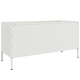 TV Cabinet White 100.5x39x50.5 cm Steel 842993
