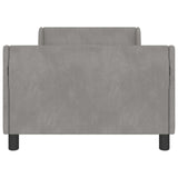 Children's Bed Frame with Headboard Light Grey 80 x 200 cm 42010867