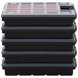 Assortment Boxes 5 pcs 40x30x5 cm Polypropylene 152095